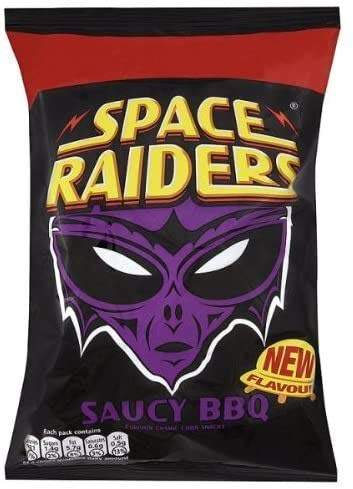 Space Raiders Saucy BBQ - 25g - Pack of 4