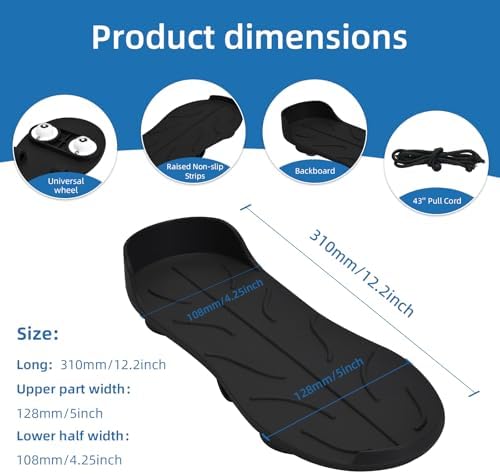 Knee Glider for Replacement, Leg Exerciser and Rehabilitation Device for Hip Replacement, ACL or PCL Surgery - Increase Range of Motion