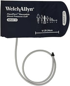 Welch Allyn REUSE-11-1TP FlexiPort Reusable Blood Pressure Cuffs with One-Tube Tri-Purpose Connectors, Adult, Size 11
