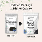 Organic Black Cumin Seed (Nigella Sativa), 2lbs | Premium Grade Whole Black Seed from Egypt | Great for Baking, Seasoning, and Cooking | Additive Free, Non-GMO, Bulk Supply