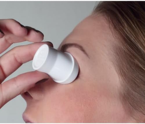 Flents Eye Wash Cup, Reusable White Plastic, Eye Rinse Aid for Cleaning Dirt, Loose Eyelashes, and Irritants, Gentle Eye Care Solution, Durable Plastic Design, Ideal for Home Use