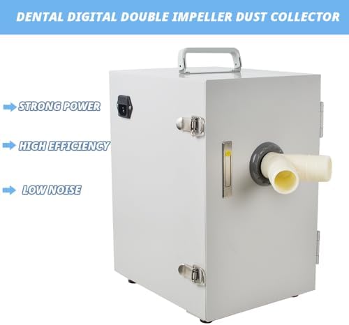 Digital Dental Dust Collector Professional 500W High Power Double Impeller Vacuum Cleaner Artificer Room Dentistry Lab Dust Suction System(3-7Fast Delivery)