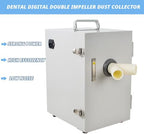 Digital Dental Dust Collector Professional 500W High Power Double Impeller Vacuum Cleaner Artificer Room Dentistry Lab Dust Suction System(3-7Fast Delivery)
