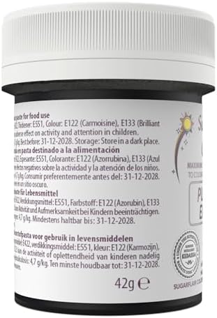 Sugarflair Paste Colours - Purple Extra (42g)