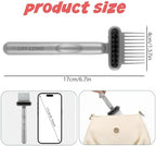 2Pcs Hair Brush Cleaning Tool 2-in-1 Comb Cleaner with Pick and Bristles Hair Brushes Remover Rake Portable Brush Cleaners Combs Cleaner Effective Comb Cleaners for Home and Salon Removing Hairs Dust