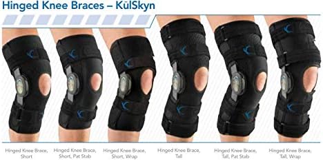 United Ortho 300130-07 Short KulSkyn Hinged Knee Brace with Stabilizer, Large