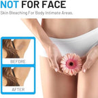 Skin Whitening Cream Skin Bleaching Cream for Body Intimate Area, Private Parts, Underarm, Knees, Elbows, Inner Thigh, Bikini Areas, Armpit, Lightening Dark Spot Remover For Intimate Part 2 OZ