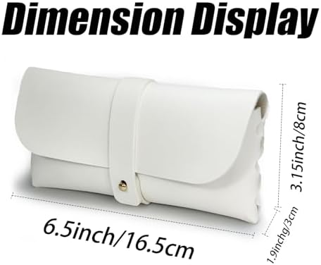 Glasses storage bag Travel sunglasses myopia glasses storage bag Fashion leather storage bag