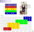 Patient Lift Walking Sling, Pelvic Padded 500lbs Safety Loading Weight,Medical Hoist Standing Aids for Ambulating Support Training (Large)