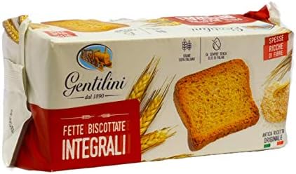 GENTILINI | Fette Biscottate | Integrali | Pack of 3 | Toast