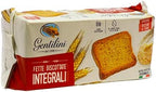GENTILINI | Fette Biscottate | Integrali | Pack of 3 | Toast
