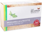 Mozzarella & Ricotta Cheese Making Kit – DIY Cheese Maker, Craft Fresh Mozzarella, Ricotta Cheese at Home – Includes Cheese Making Supplies & Vegetarian Rennet for Cheese Making, 10 Batches