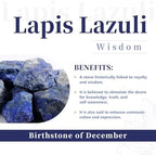Rockcloud Cone & 7 Chakra Points Energy Generator,Reiki Healing Crystal Stone,Lapis Lazuli