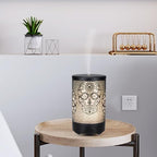 Skull Aromatherapy Diffuser, 100ML Essential Oil Diffuser Cool Mist Humidifier, with Remote Control Waterless Auto Off, for Bedroom, Office, Living Room (Black)