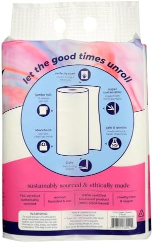 Bim Bam Boo, Paper Towels Bamboo, 2 Count