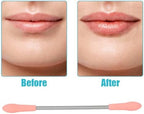 Tiiyee Facial Hair Remover, Hair Removal Spring Epilator Coil Threading Tool Stainless Steel Portable for Women Removing Unwanted Upper Lip Eyebrow Chin Cheeks Mustache Neck Sideburns Fuzz Beauty