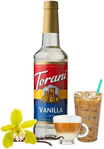 Torani Syrup, Vanilla, 25.4 Ounces (Pack of 4)