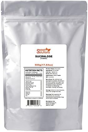 Pure Sucralose (Powder) 500G, Meets FCC & USP Standards