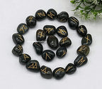 Amazing Gemstone Bloodstone Runes Crystal Runes Set of 25 Engraved Rune Stones with Runes Book PDF