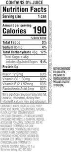 Rockstar Energy Drink,Fruit Punched,12oz Sleek Cans,(Pack of 16)