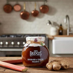 Mrs Bridges Rhubarb & Ginger Preserve, Made in Scotland, 12oz Jar (Pack of 1)