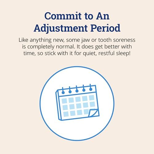 ZQuiet, Advance, Custom Anti-Snoring Mouthpiece, Adjustable Mouthguard with 4 Jaw Advancement Sizes, Slim & Low-Profile, Clear