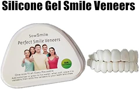 New Silicone Gel Smile Upper and Lower Cosmetic Teeth Tooth Cover Perfect Smile Veneers Comfort Fit Flex molds Mold Denture Braces