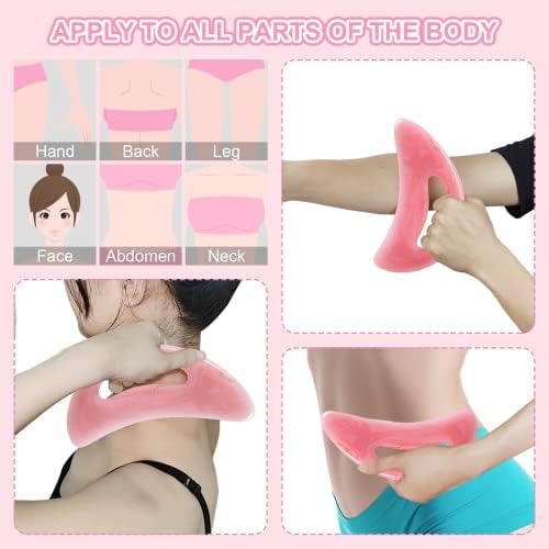 Large Body Gua Sha Massage Tool for Lymphatic Drainage Massage and Body Sculpting - Perfect Anti Cellulite Tool for Men and Women, Muscle Scraping Tool for Back, Neck, Face, Leg Massage
