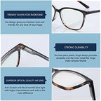 BLUEMOKY Blue Light Reading Glasses for Women 3 Pack Fashion Cat Eye Computer Glasses Bluelight Blocking Reader