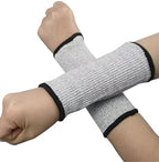 1 Pair Arm Protectors for Thin Skin and Bruising Cut Resistant Forearm Sleeve Level 5 Arm Burn Protection Sleeve