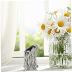 ABOOFAN Cement Succulent Flower Pot Small Decorative Planter for Indoor Gardening Rustic Faux Plant Container 1-Piece Home Desk Decoration