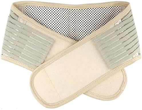 Adjustable Waist Support Belt Tourmaline Self-heating Magnetic Therapy Back Waist Support Lumbar Brace Belt for Lower Back Pain Relief Therapy Support Anti Fatigue Injury Prevention Back Waist Brace