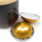 Voltesso Ristretto & Espresso Light & Sweet Coffee Pods Capsules Pods, Brews 40 ml / 1.35 oz- 10 pods, Pack of 1 (10, Voltesso)