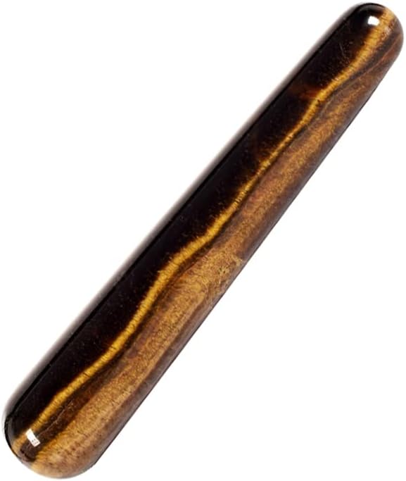 Natural Rose Quartz Crystal Mineral Stone Gua Sha Yoni Wand,Tiger Eye