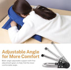 Face Down Pillow Adjustable Stomach Sleeping Pillow for Recovery After Eye Surgery BBL, Vitrectomy, Retinal Surgery, Prone Pillows, Removable Washable Cover, Home Massage Office Workplace Nap Pillows