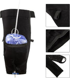 Catheter Leg Bag Holder with Waist Belt - Secure & Discreet Sleeve Cover for Foley/Urine Bag, Adjustable M-L-XL, Washable, Comfortable Incontinence Stabilizer for Men & Women (Medium)