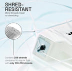 REACH Waxed Dental Floss, Unflavored, Plaque Remover for Teeth, Shred Resistant, Floss Slides Smoothly, Easy to Use, Waxed, Deep Cleaning Teeth, Oral Care, PFAS Free, for Adults & Kids, 6 Pack, 55 yd