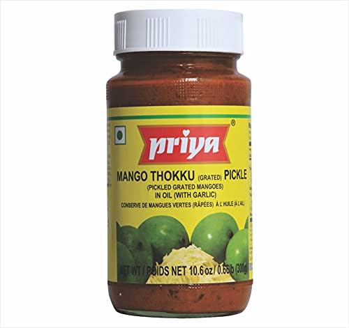 Priya Pickle Twin Pack - Mango Thokku (Shredded Mango)(2 x 300 gms)