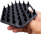 The BEARD BLACK Silicone Beard Scrubber, Facial Hair Exfoliator Brush, Deep Cleans, Removes Beardruff & Dandruff, Unclogs Pores & Helps Hair Growth, Soft-Touch Shower & Bathroom Accessory for Men