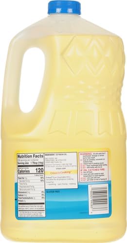 Crisco Pure Vegetable Oil, 1 Gallon (Pack of 2)