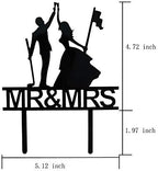Golf lover Wedding Cake Topper, Mr & Mrs Cake Topper, Golf Wedding Toasting Bride and Groom Cake Topper, Anniversary Cake Topper