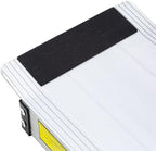 3' to 5' Portable Wheelchair Ramps, Telescoping, 600 lbs Cap, Silver Spring