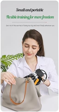 Upgraded Rehabilitation Robot Gloves, Portable Finger Trainer Hand Exercisers for Therapy, Hand Strengthening Devices for Stroke Hempiplegia Patient