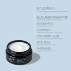 Blue Lagoon Skin Science - BL+ The Cream Light Gel Moisturizer | Sustainable, Bioactive Luxury Skincare (Full Size, 1.7 oz | 50 ml)