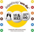 M&M’S WORLD “Mr. and Mrs.” Milk Chocolate Candy, 5 lbs Bulk Candy for Wedding Decorations, Unique Favors, or Cake Topper