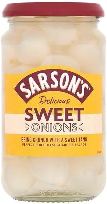 Sarsons Sweet & Mild Silverskin Onions 460g
