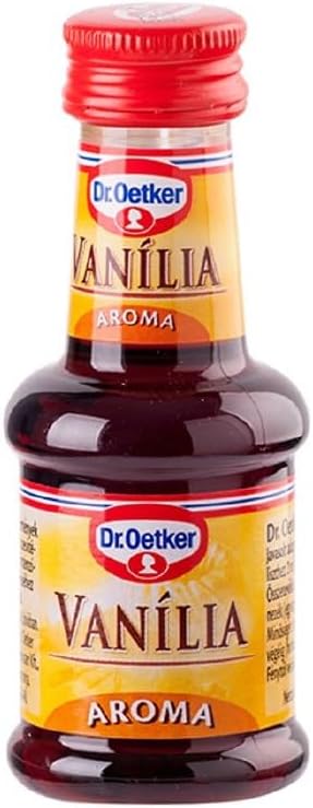 Dr. Oetker Baking Aroma RUM Flavor 38 ml bottle AND Dr. Oetker VANILLA Aroma Flavoring 38 ml bottle