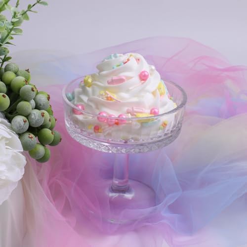 Summer Ice Cream Sprinkles for Cake Decorating, Pastel Sprinkles Popsicle Sugar Baking Edible Cupcake, Cookie, Donut Toppers and Birthday Party Supplies