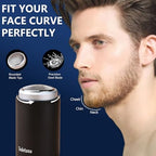 Mini Electric Shaver for Men, Small Face Shaver, Pocket Size Cordless Razor, Foil Shaver Body Hair Groomers, Wet & Dry Use, USB Rechargeable Compact Beard Trimmer for Travel, Car & Home
