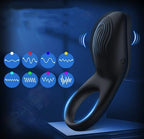 Deluxe Couples Love Egg with Whisper-Quiet Vibrations, 10 Intensity Settings, Waterproof Remote-Controlled Massager for Intimate Play GC59095